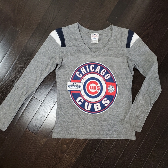 Campus Lifestyle Tops - Chicago Cubs Long Sleeve T-shirt